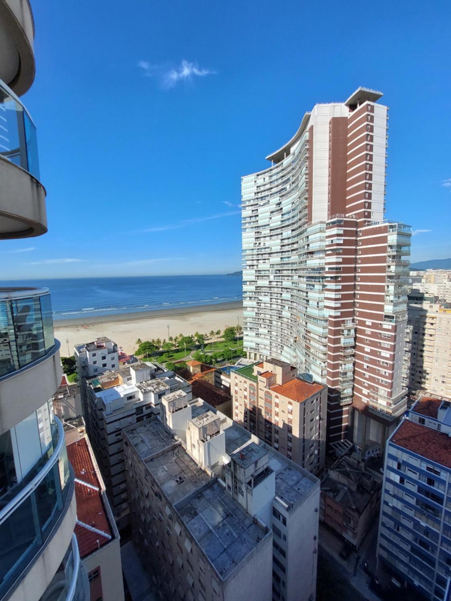 Appartamento Book Santos - Unlimited 1112 - Um Pé na areia Esterno foto
