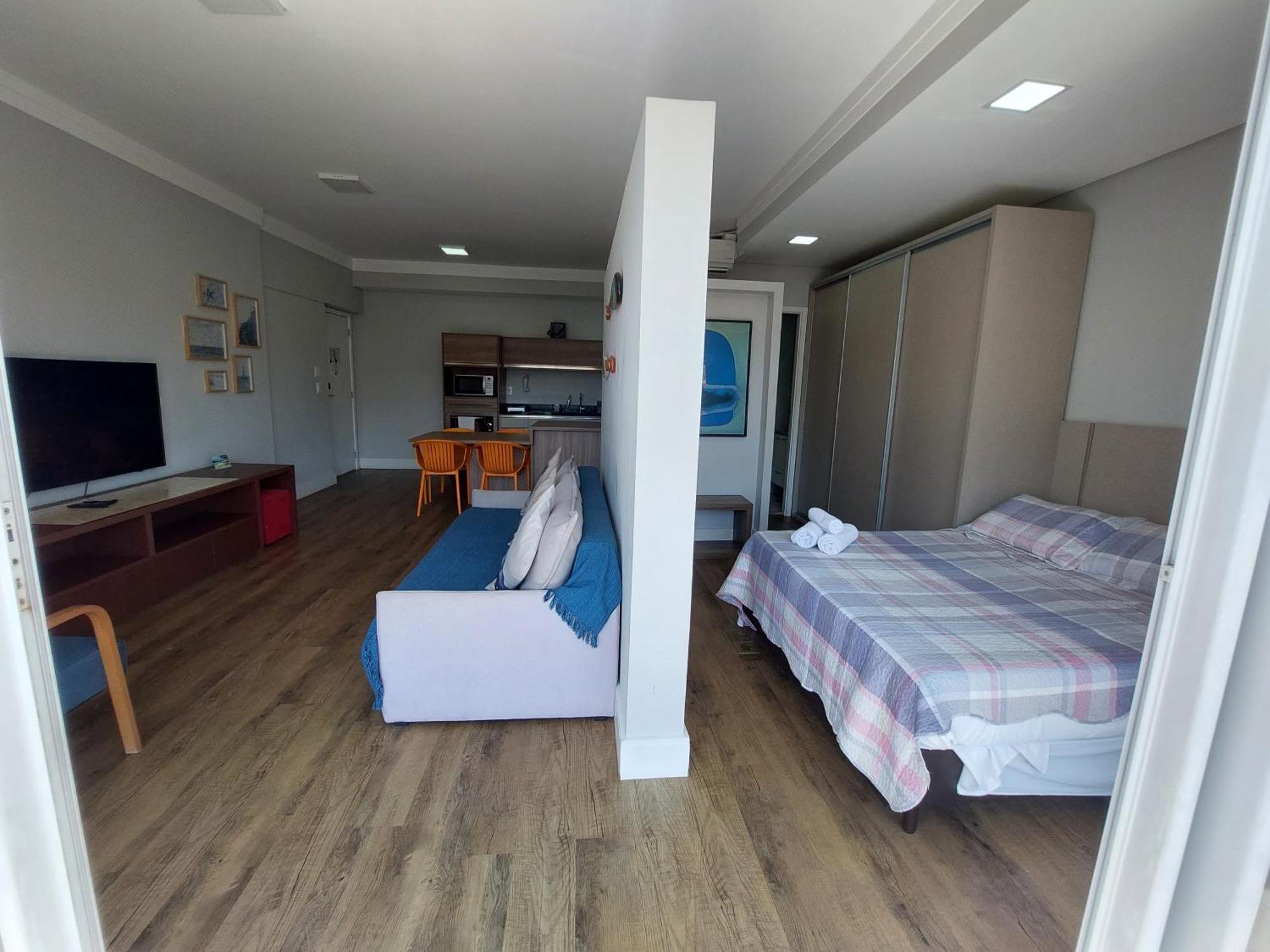 Appartamento Book Santos - Unlimited 1112 - Um Pé na areia Esterno foto