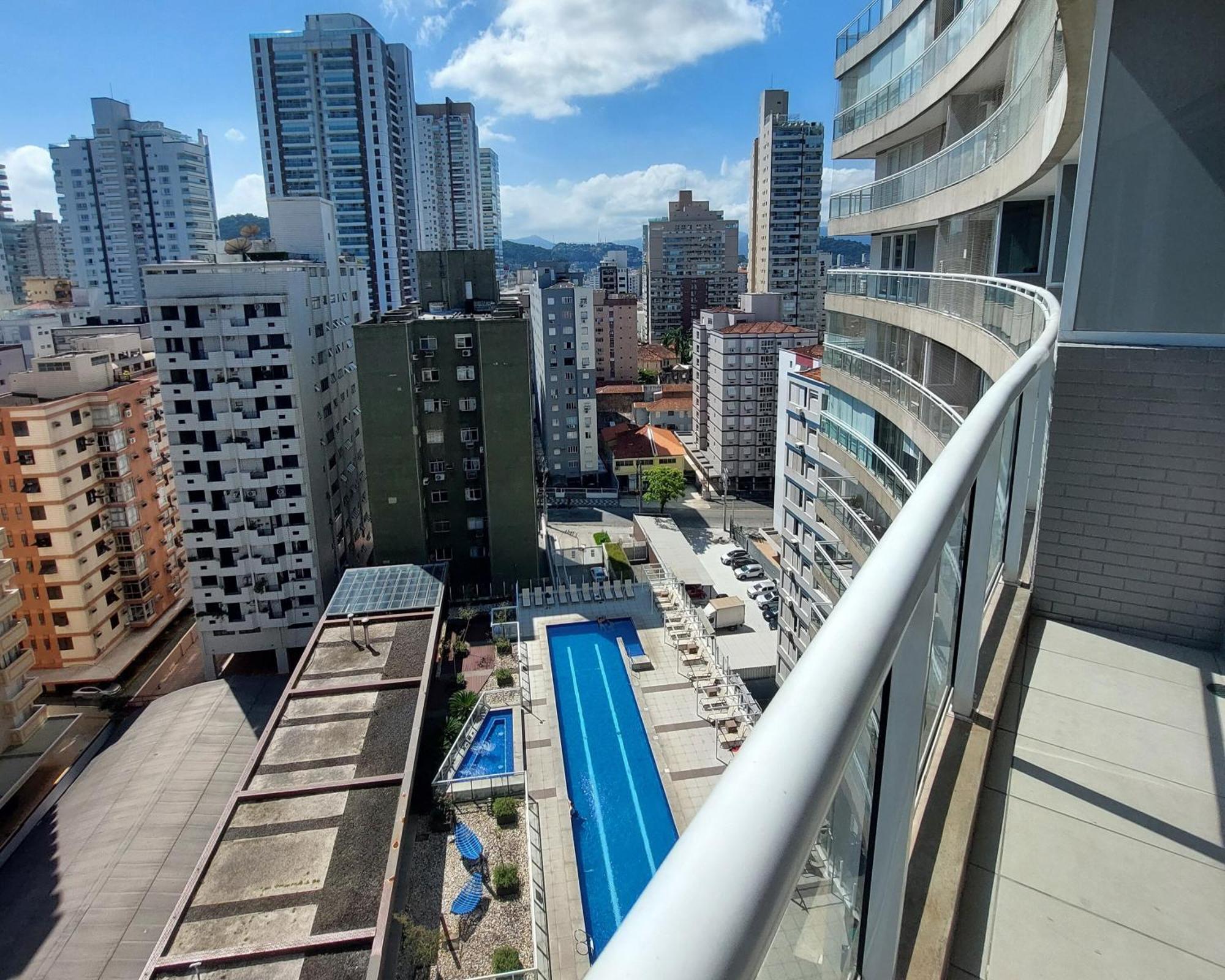 Appartamento Book Santos - Unlimited 1112 - Um Pé na areia Esterno foto