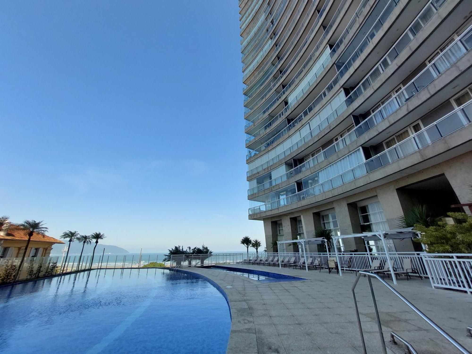 Appartamento Book Santos - Unlimited 1112 - Um Pé na areia Esterno foto